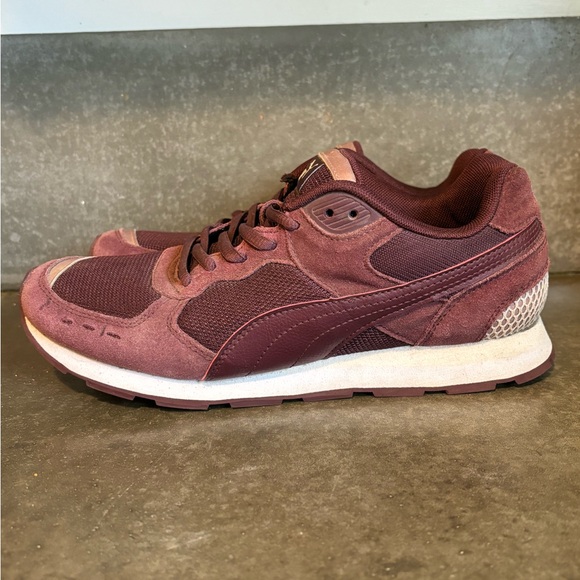 Puma Vista Metallic Women’s Sneakers Size 9 Burgundy / Purple / Excellent Used - Picture 5 of 12